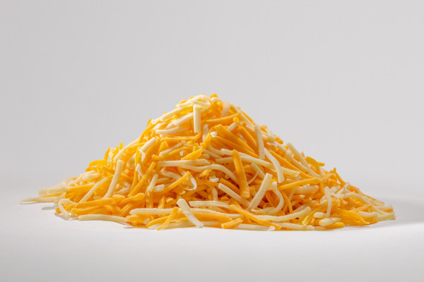 monetery jack cheddar feather white pile