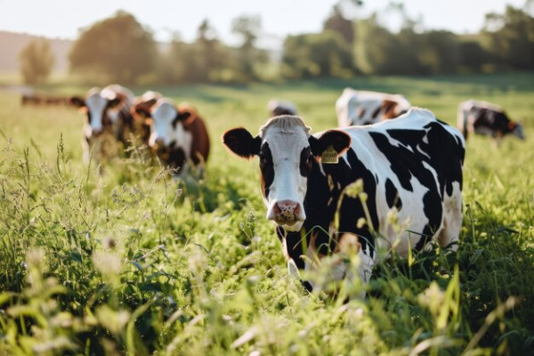 dairy cows grazing field 875825 68771