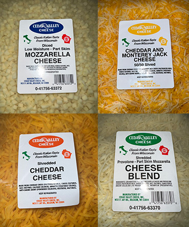Cedar Valley Cheese - Shredded Cheese